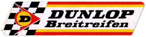 Dunlop breitreifen schriftzug - breitreifen,