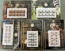 2012, 5 x 10 Euro Stgl im Numisblatt , Jahrgang kpl. mit Briefmarken Bogen
