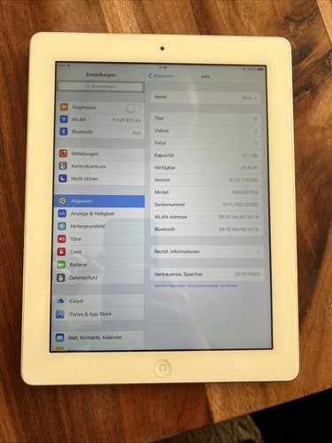 Apple ipad gen - 3., wlan