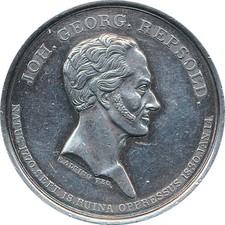 Hamburg Medaille 1830 Johann Georg Repsold*