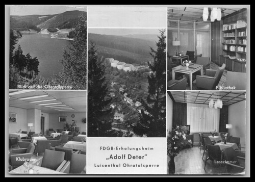 Ansichtskarte luisenthal ddr - luisenthal,