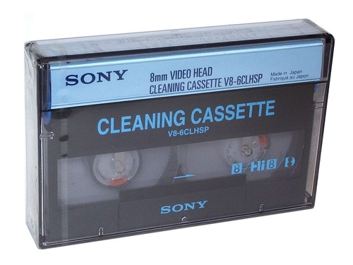 Sony 8mm video head cleaning - 8mm,