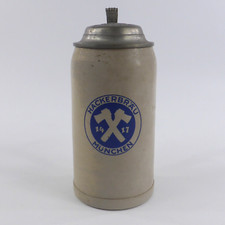 Steinzeug Bierkrug Brauereikrug Hackerbräu München 1/2 Liter
