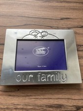 Bilderrahmen Metall f.13x9 cm Urlaubs-Foto- Our Family- v. Casablanca unben.Art.