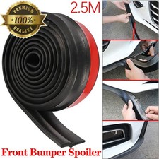 Front Spoiler Lippe Seiten Schweller universal flexibel 2,5mx6cm Schwarz