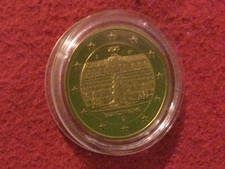 2 Euro Münze BRD 2020, Brandenburg, Schloss Sanssouci (vergoldet/Münzkapsel)