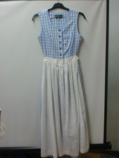 blau-weiß kariertes Dirndl