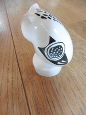 VINTAGE FEIN BAYREUTH PORZELLAN FIGUR SOPHIENTHAL MODERNISTISCHE EULE  50 er