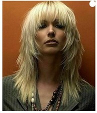 Sexy Echthaar Hellblond Lang