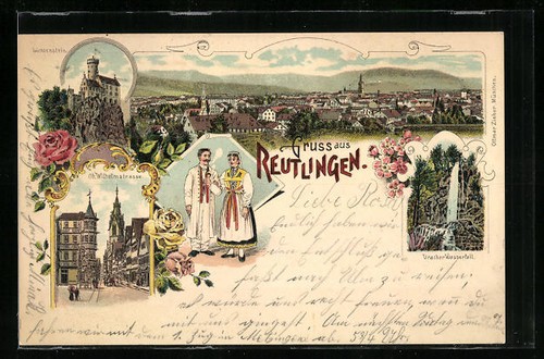 Lithographie reutlingen obere - reutlingen,,