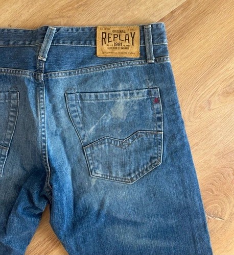 Replay men blue washed - blue,