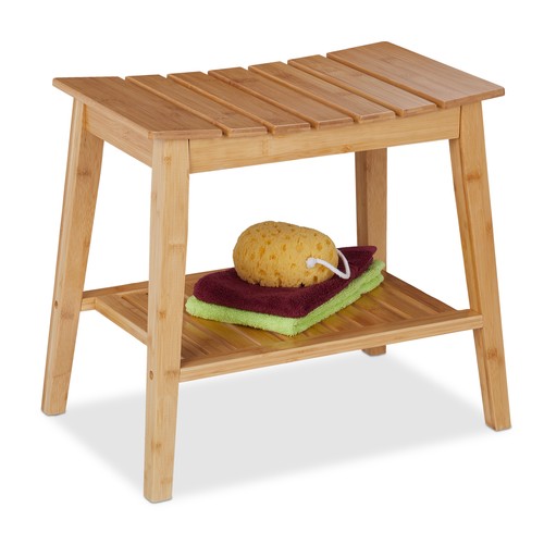 Badhocker duschbank bambusbank - duschbank,