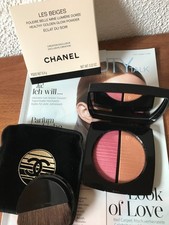 CHANEL les beiges poudre belle mine lumière dorée Highlighter  Duo Eclat du soir