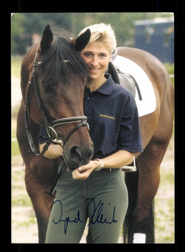 Ingrid klimke autogrammkarte - klimke,
