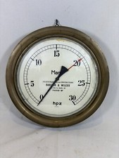 Antik Manometer Metallic