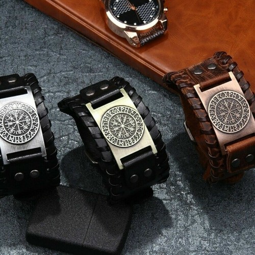 Herren wikinger lederarmband - herren,