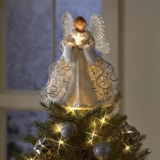 Weihnachtsengel Engel Christbaum Schmuck Winter Weihnachtsbaumspitze Deko Figur