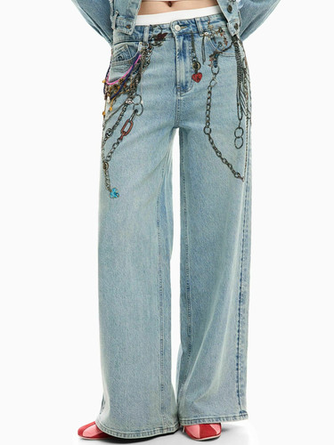 Desigual chain jeans - desigual®,