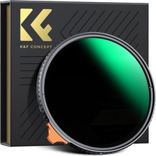 K&F Concept ND2-400 Variabler Graufilter Slim Fader ND Filter Nano-X 37mm-105mm