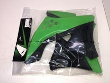 Kühlerverkleidung Tankspoiler scoops passt an Kawasaki Kxf Kx450f 09-11 sw-grün