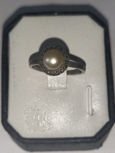 Silber antiker art deco ring - antiker, art-deco