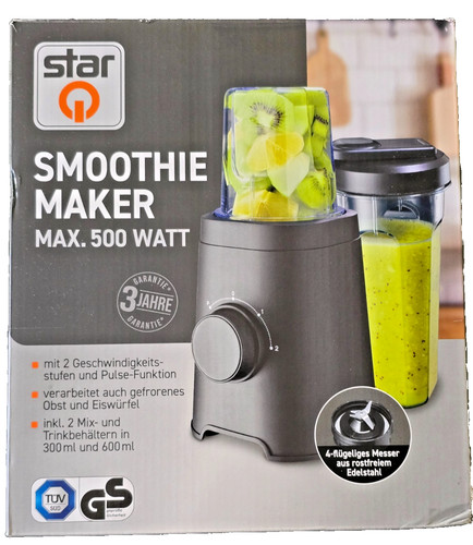Star smoothie maker 500 watt - smoothie,