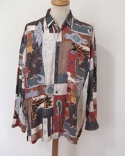 Art Print Paisley Shirt Hatico