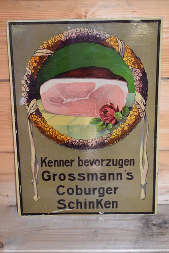 Original altes blechschild - original,