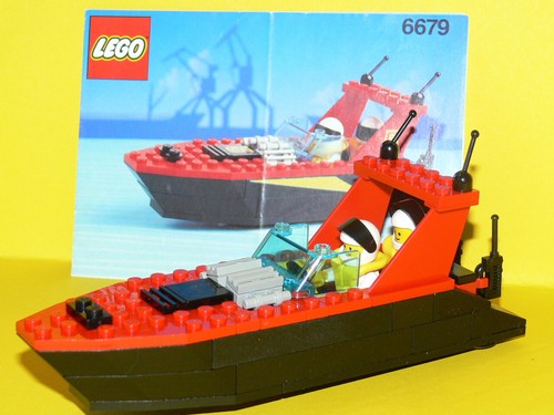 Lego speedboot dark shark - dark,