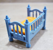 Möbel - Playmobil Nostalgie Puppenhaus 5300 /5305 - Rosa Serie - Kinderbett 1