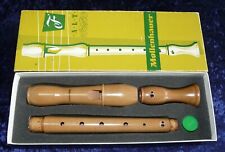 Fast wie neu! Mollenhauer Alt-Blockflöte, 2x Doppelloch, deut. Griffw.!