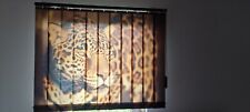 Schiebevorhang Vertikal-Jalousie Lamellenvorhang  Digitaldruck Leopard 