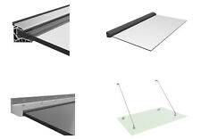 Glasvordach freitragend LED