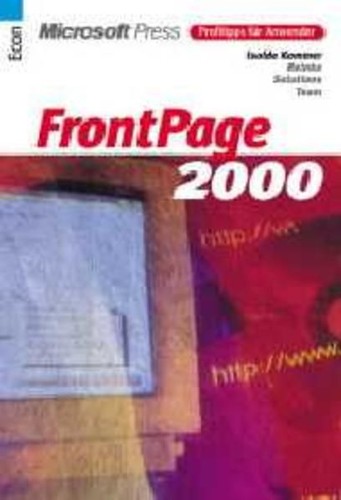 Frontpage 2000 kommer isolde - frontpage, isolde: