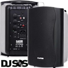 35W Schwarz Aktiv Studiomonitor Regallautsprecher ACT35 HiFi mit Halterungen PAAR