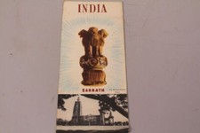 India Sarnath Banaras Indien Reiseführer Vintage 60er Jahre Broschüre Heft 