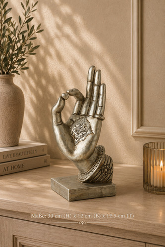Line buddha hand figur - buddha,