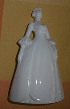 weiße Porzellan Figur Dame