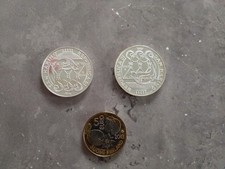 Münzen San Marino 5 + 10 Euro Olympia 2004, 5 Euro Münze Finnland.