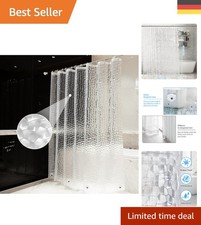 Duschvorhang 180x200cm mit 12