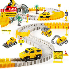 260Pcs Autorennbahn Rennbahn