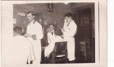 uralte Ansichtskarte Postkarte Babier Friseur Friseurhandwerk  AK