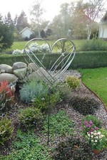 Gartendeko Hochzeitsherz