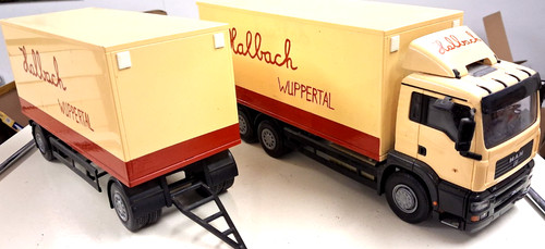 Plastik lkw hängerzug - plastik,