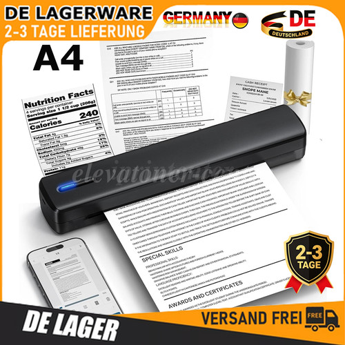 Thermodrucker mobiler - a4,