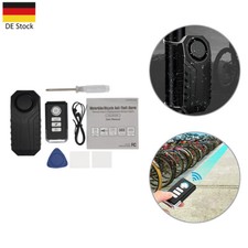 Motorrad Fahrrad Alarmanlage Drahtlos Anti Theft Erschütterungs Fernbedien 113dB