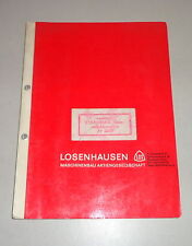 Betriebsanleitung / Teilekatalog Losenhausen Vibromax Rüttler AV 3000