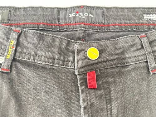 Kiton hose schwarz - schwarz, jeans