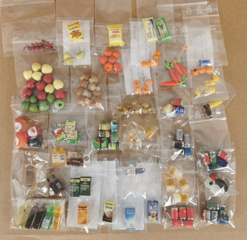 Lebensmittel miniaturen - lebensmittel,