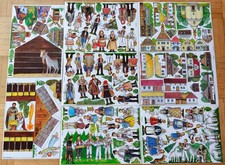 Weihnachtskrippe Papier Pappe